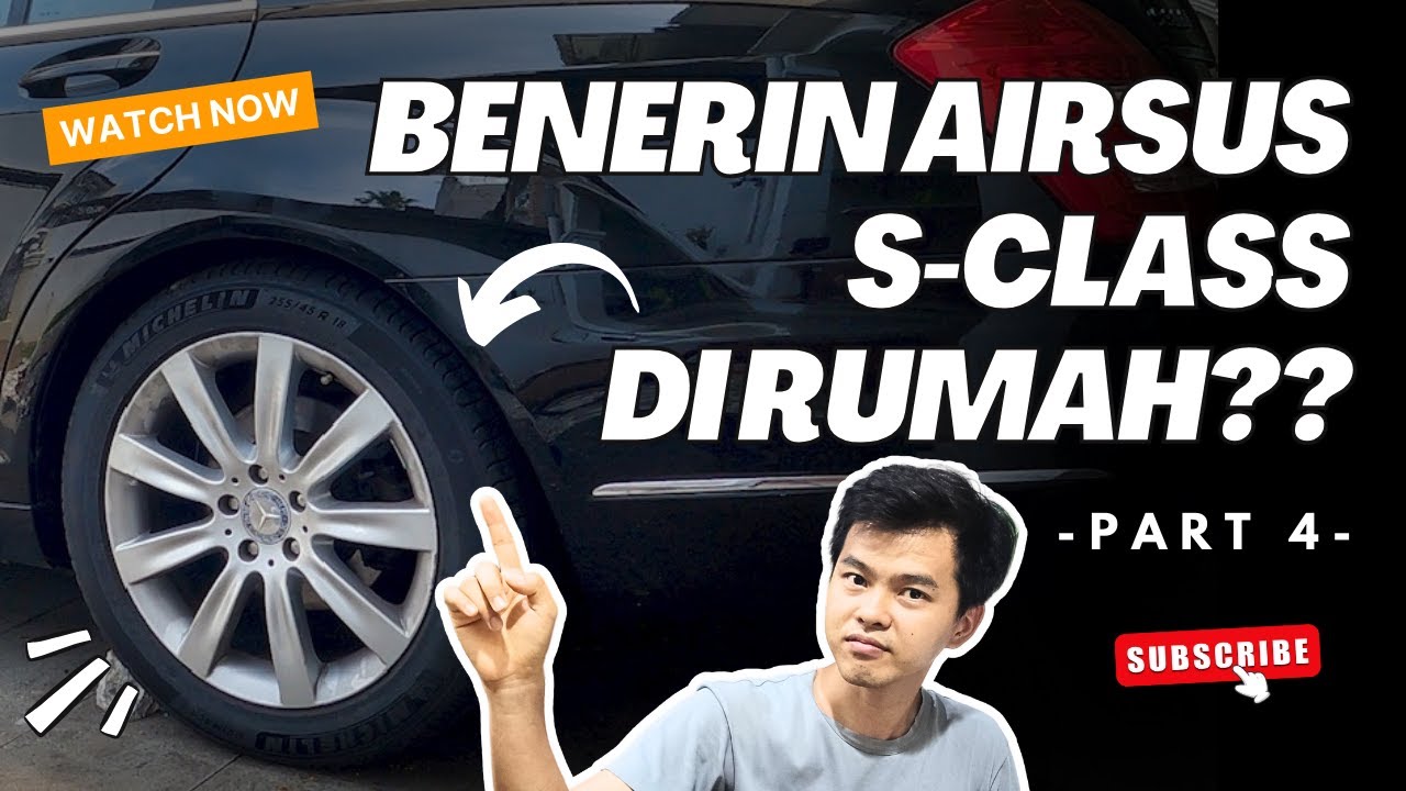 Ganti semua air suspensi MERCEDES BENZ S-CLASS W221 - PART 4