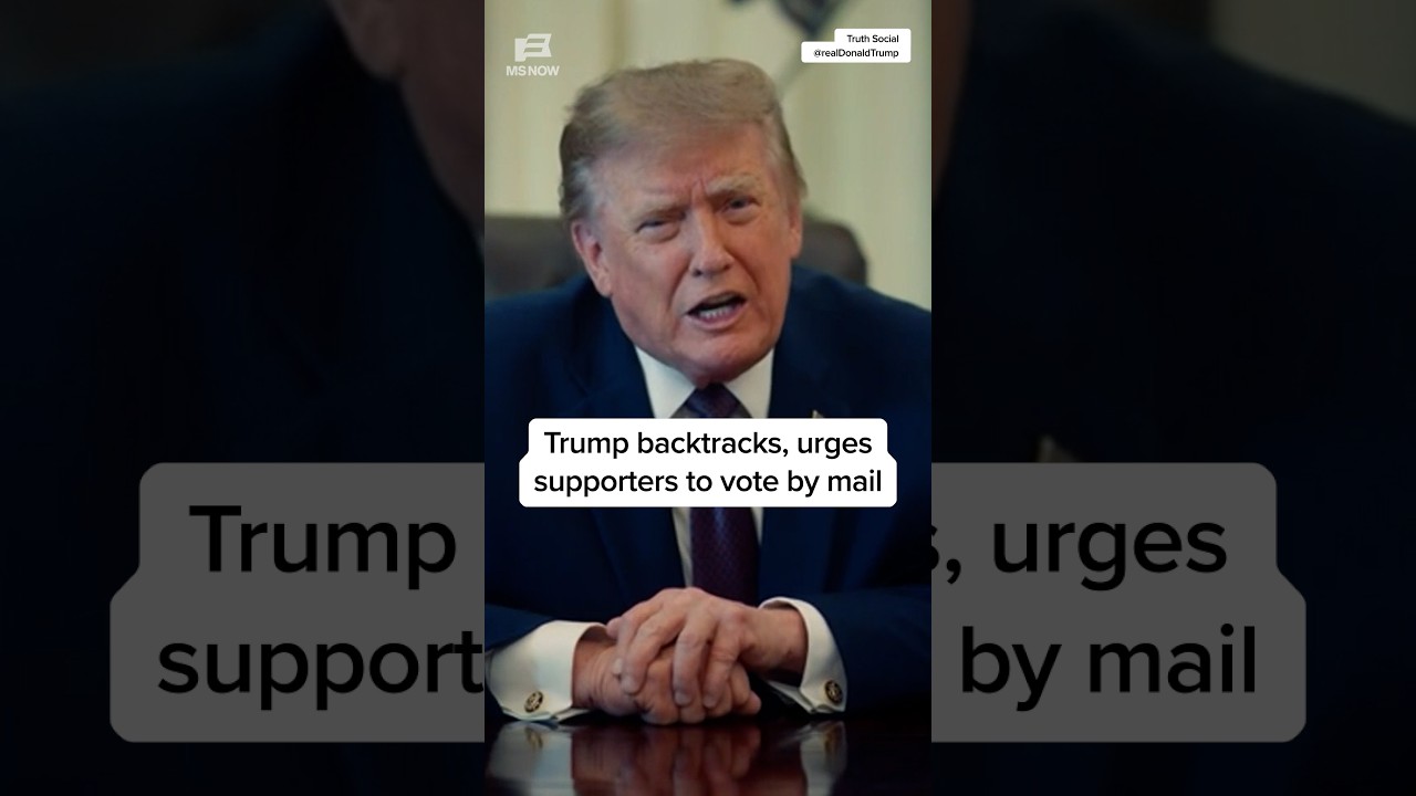 Трамп меняет позицию и призывает сторонников голосовать по почте