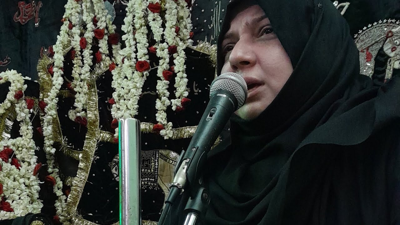 Majlis e bibi Sakina (as) - Mulani farah jafri -Topic Arbaeen 