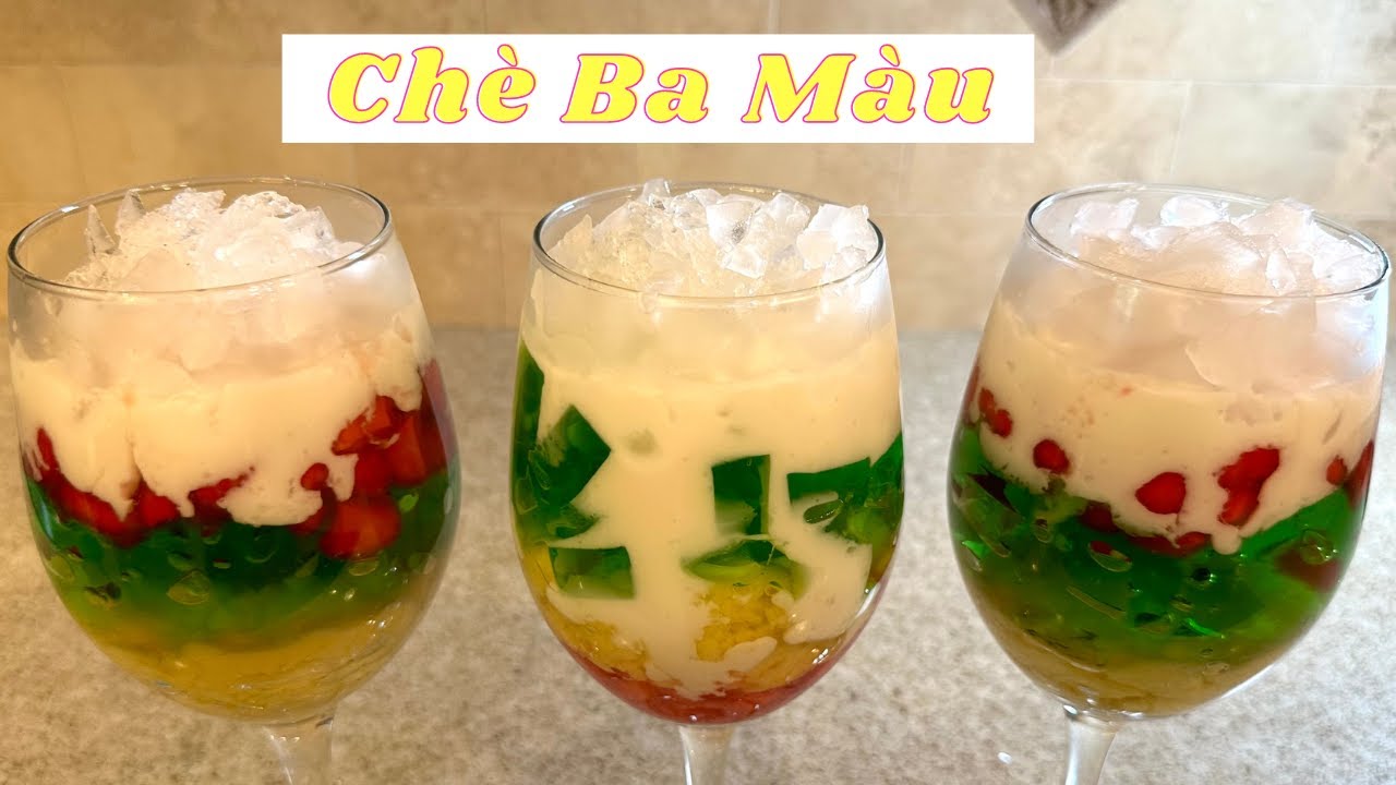 Chè Ba Màu (Vietnamese Three Color Dessert)- Very Easy to Make