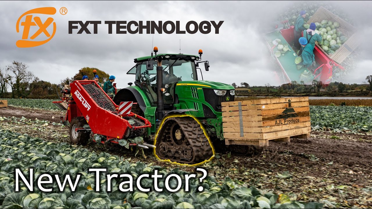 OUR NEW TRACTOR HAS TRACKS! JOHN DEERE 6210R CABBAGE HARVESTING- FXT Technology