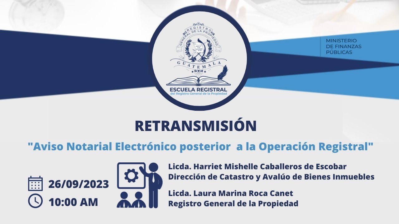 Retransmisión: Aviso Notarial Electrónico posterior  a la Operación Registral