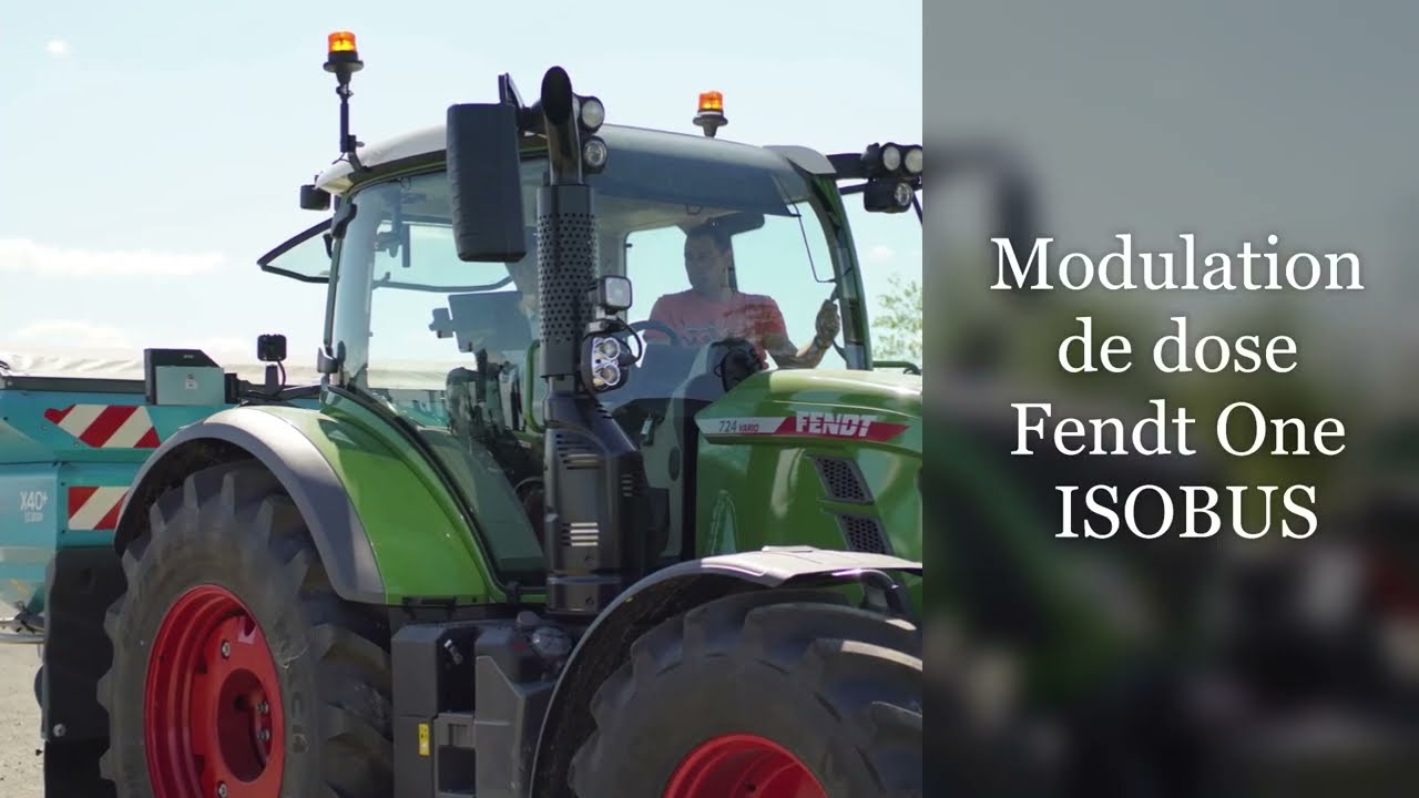 Tuto : Modulation de dose - Isobus - Section control // Fendt One