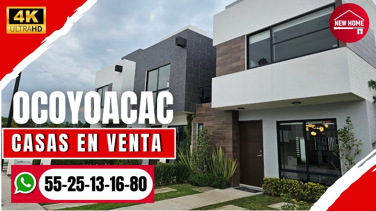 CASAS CON AMENIDADES EN OCOYOACAC A 25 MIN DE CDMX DESDE $3,960,000
