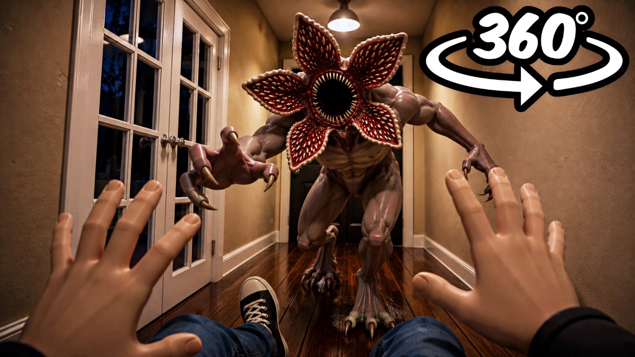 Demogorgon Appears in YOUR House - 360&deg;/VR (Stranger Things)