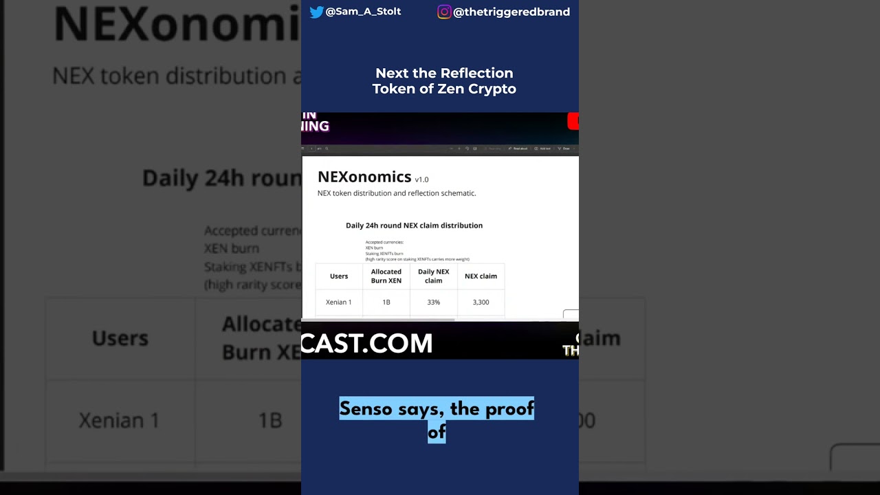 Next the Reflection Token of Zen Crypto