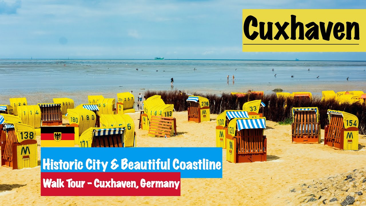 Cuxhaven - A Walking Tour of the Historic City and its Beautiful Coastline (Germany) [4K]