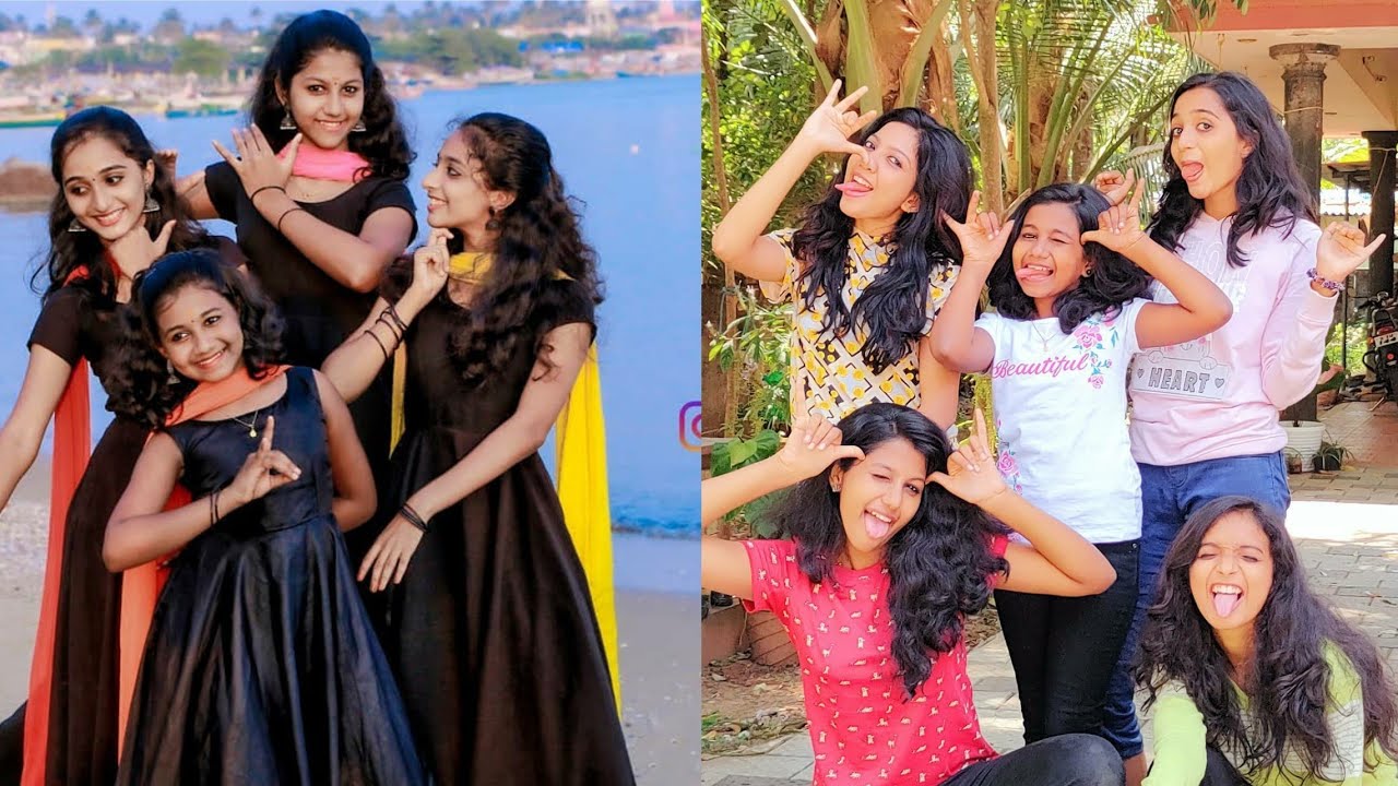ponnu ❤️gayathri💙krishna🧡 vyshnava💚gadha 🥰 പൊളി ഡാൻസ് 🔥🔥 instagram dance videos