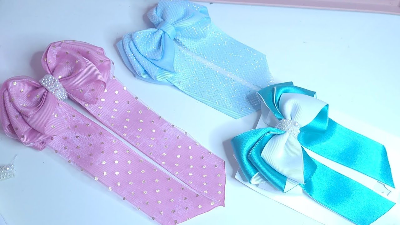 🎀Laço Lara Love com pontas #iniciante #diy 