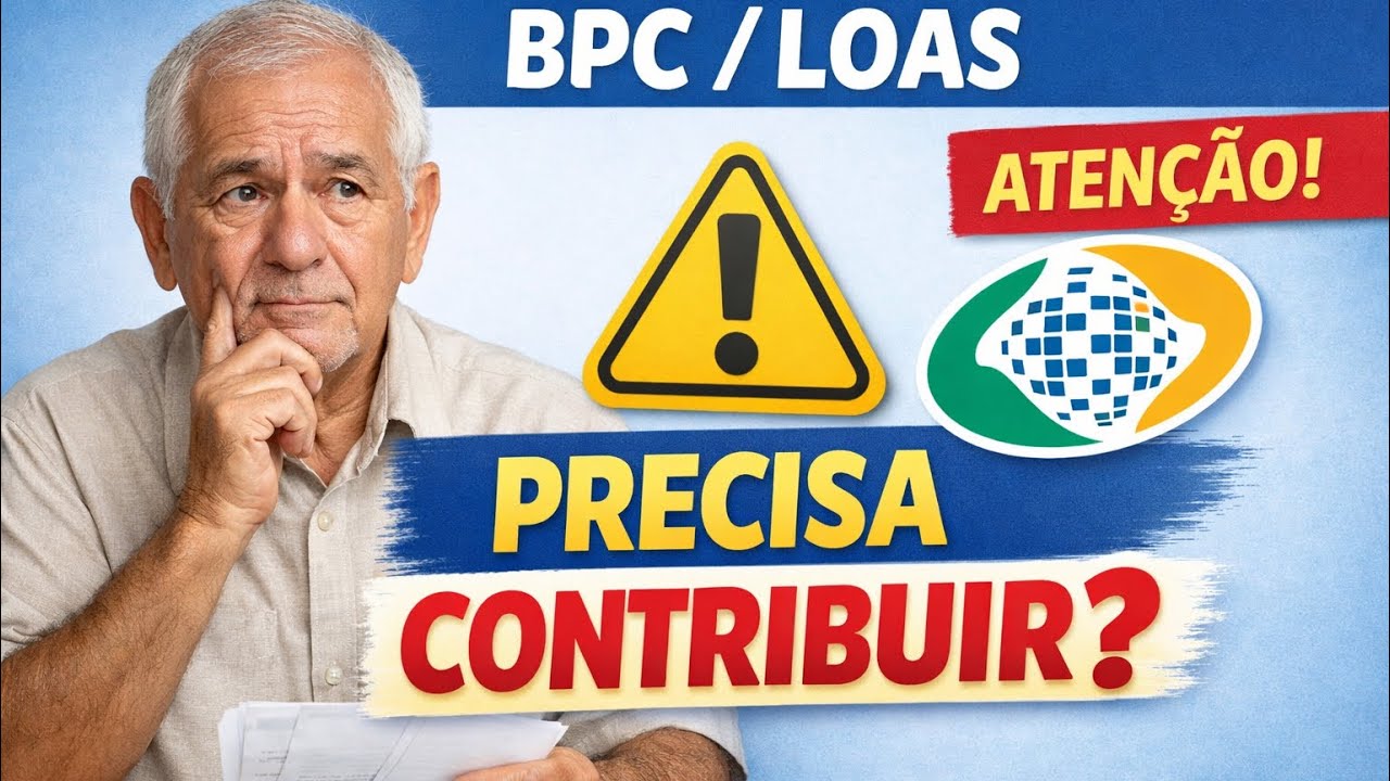 VOCÊ RECEBE BPC OU LOAS? VEJA SE DEVE CONTRIBUIR PARA O INSS! #inss #brasil #loas #bpc #bpcloas