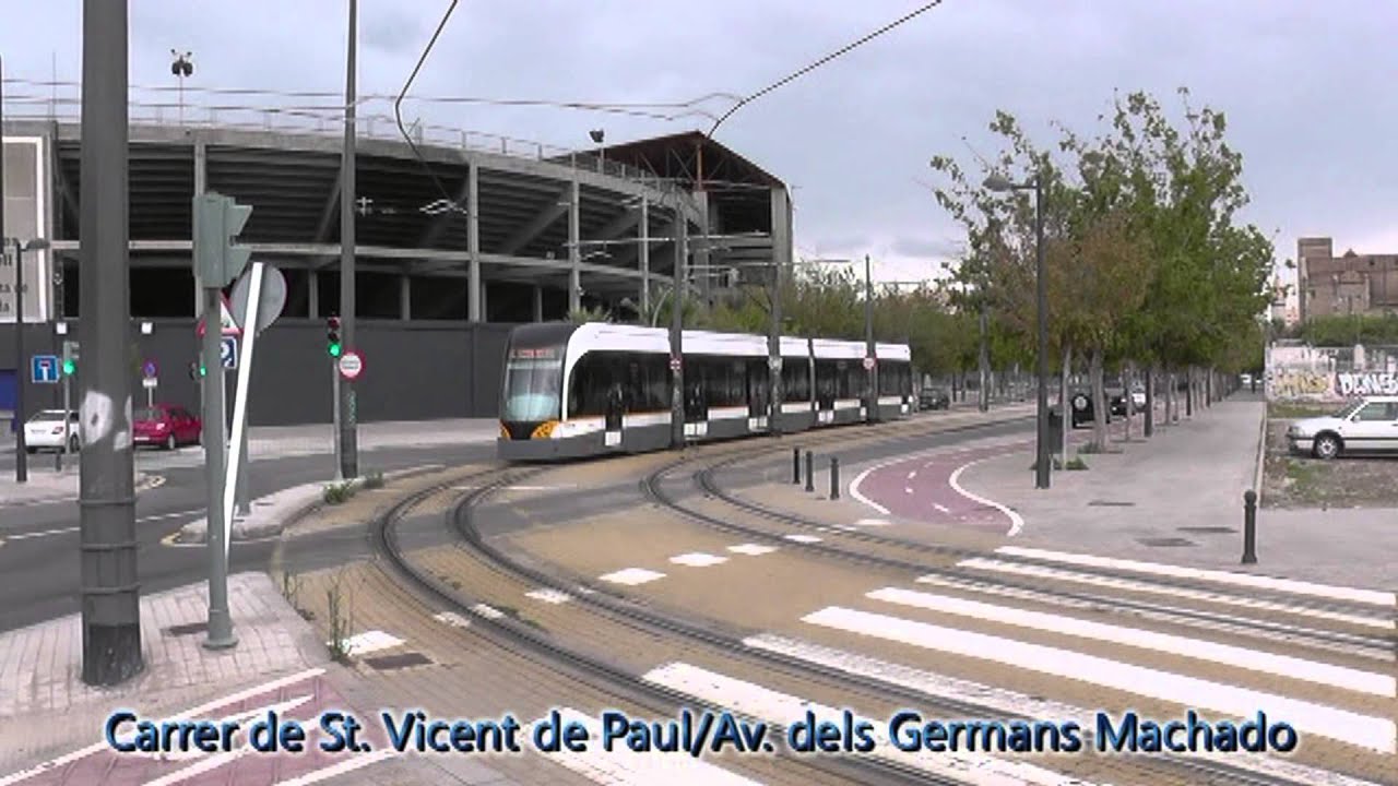 The Trams Of Valencia, Spain