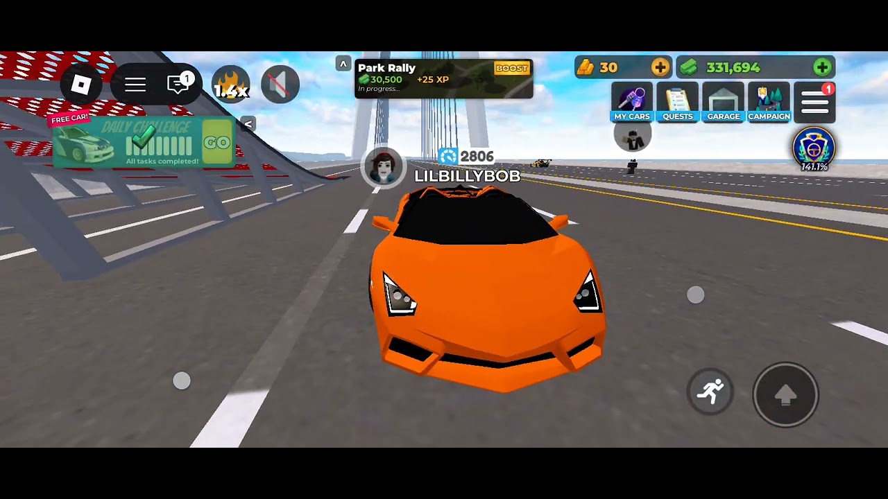 Playing drive world 