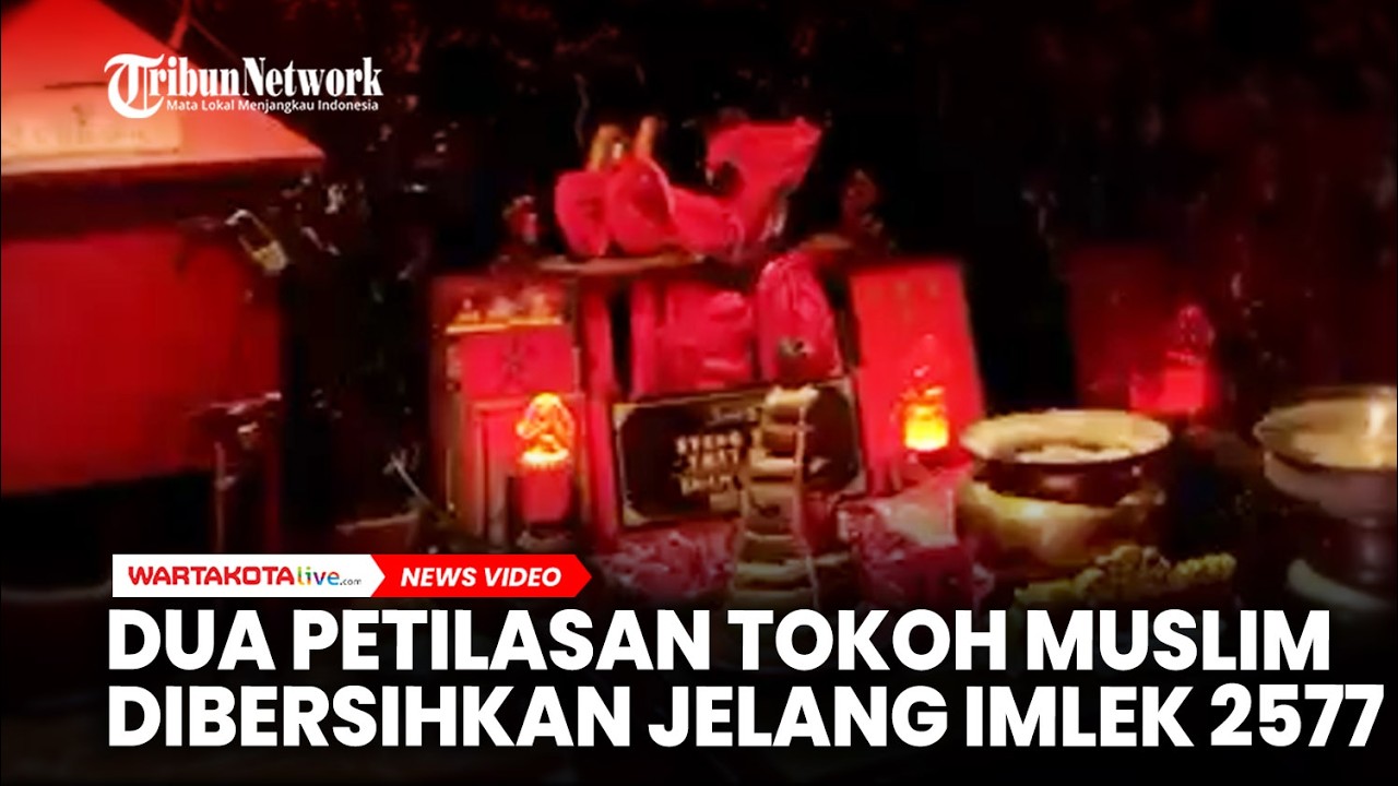 Dua Petilasan Tokoh Muslim Dibersihkan Jelang Imlek 2577 di Klenteng Hian Thian Siang Tee Bio