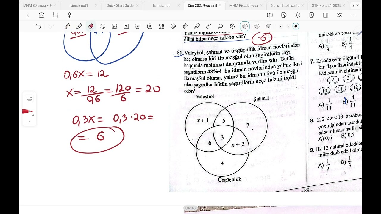 Çoxluq maraqlı sual.#math#