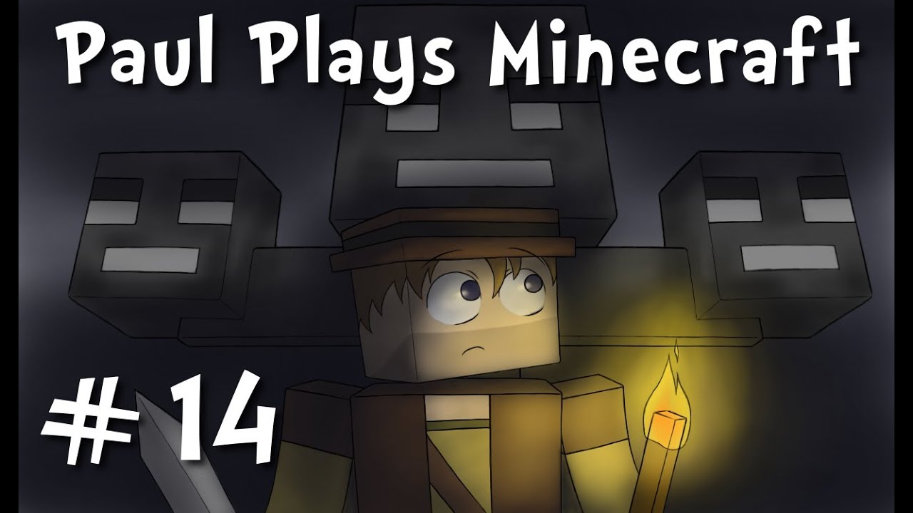 Пол играет в Minecraft — E14 «Miah Wolf и Bizzi Flower» (приключение на выживание в одиночку)