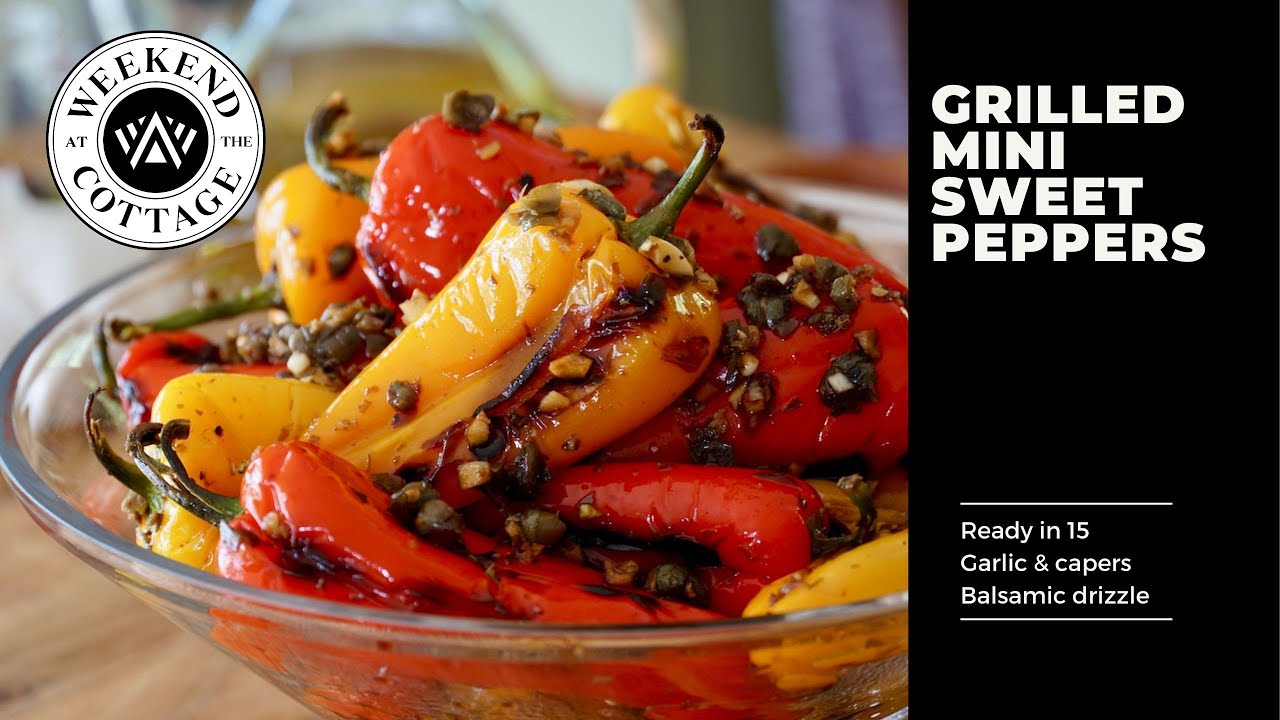 GRILLED MINI SWEET PEPPERS | Ready in 15!!!