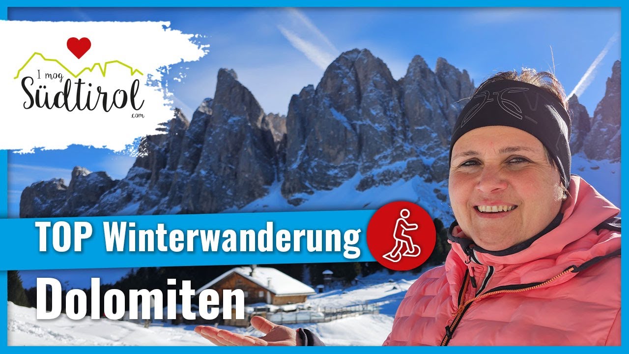 Winterwanderung zur Geisler Alm - Südtirol: Paradies in den Dolomiten - Geisler Spitzen ❤️ Villnöss