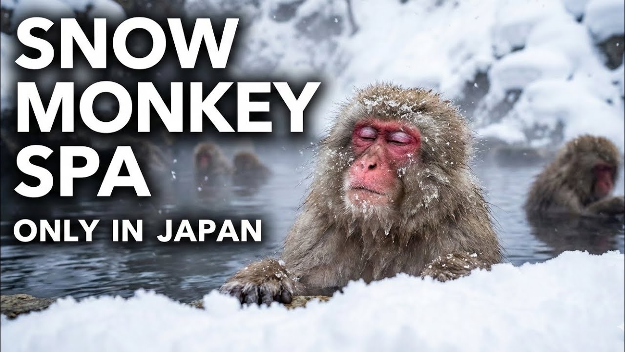 Что с вожаком？ Зимний дневник： Снежные обезьяны в спа-источниках #babymonkey #snowmonkey