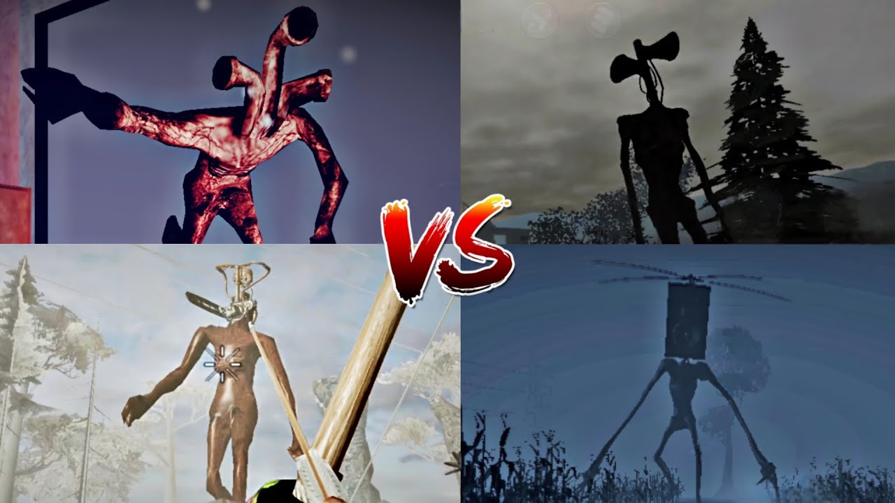 Pipe Head vs Siren Head vs Chainsaw Head vs Speaker Head | Comparation