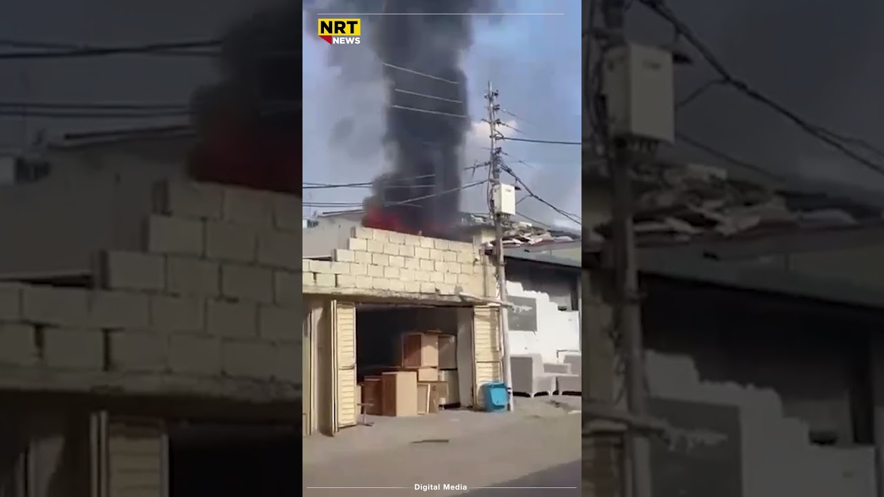 ئاگر لە یەکێک لە دوکانەکانی دارەسووتاوەکەی سلێمانی کەوتووەتەوە