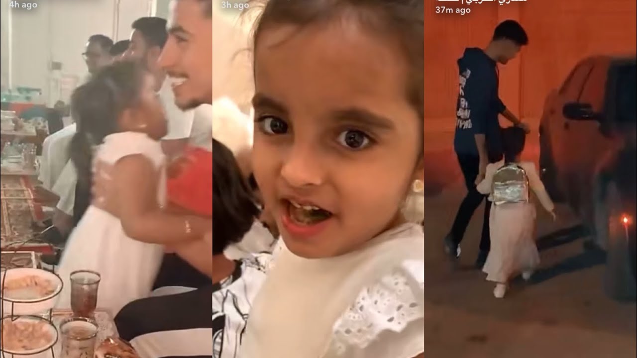 سنابات مشاري الحربي، وبنته شوق مع مشعل ❤️..