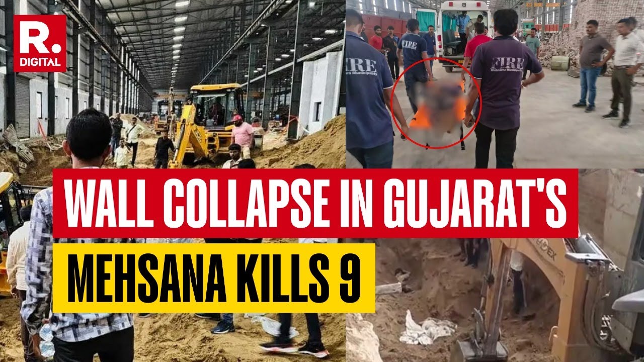 9 Labourers Including 2 Women Killed After Wall Collapsed In Gujarat's Mehsana