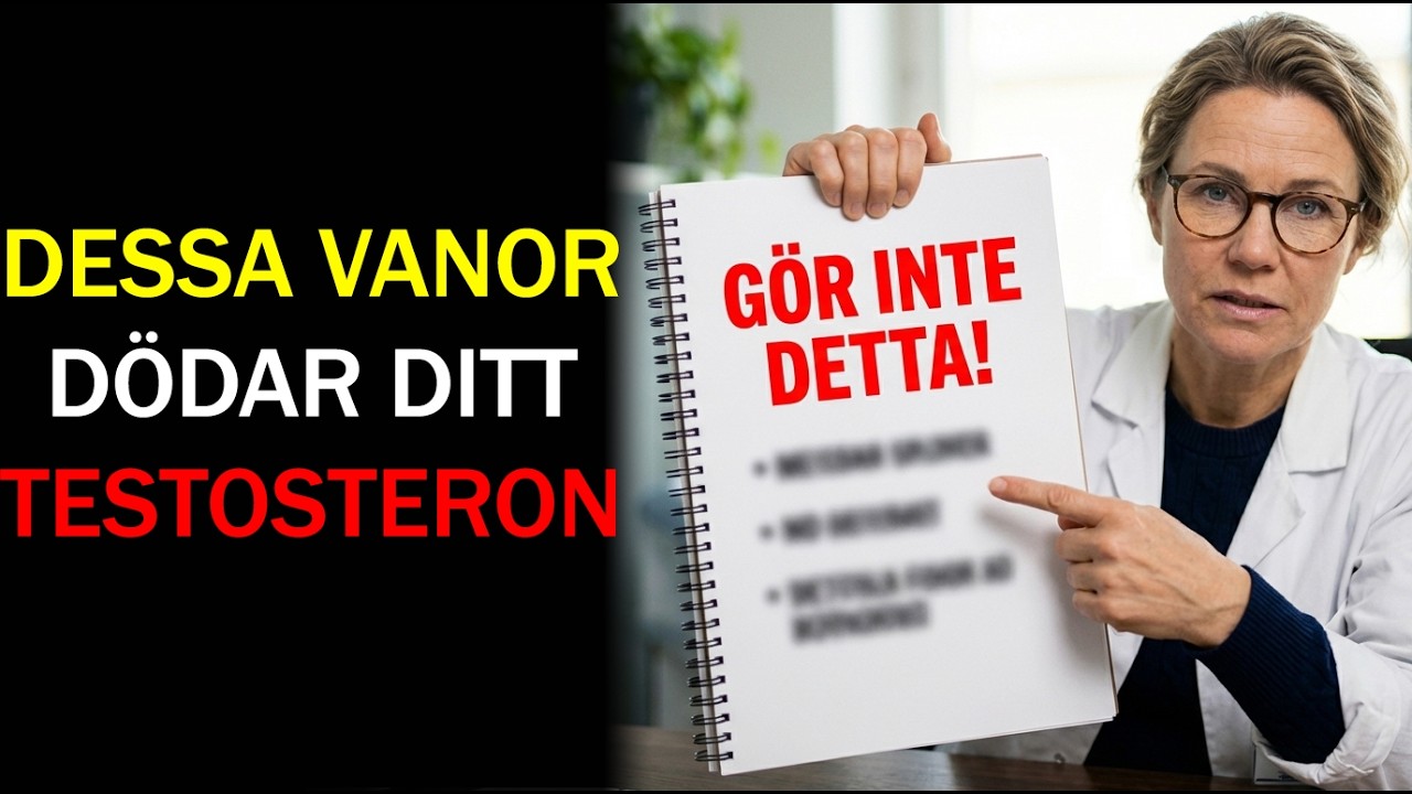 Hur Du DÖDAR DITT TESTOSTERON Varje Morgon: 3 Fatala Misstag Som FÖRSÄMRAR EREKTIONEN | Urologen