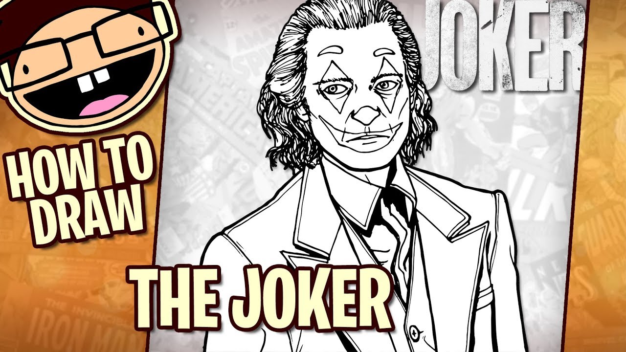 How to Draw THE JOKER (Joker 2019) | Narrated Easy Step-by-Step Tutorial