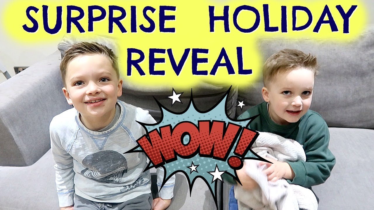 SURPRISE HOLIDAY REVEAL AND FAMILY VACATION