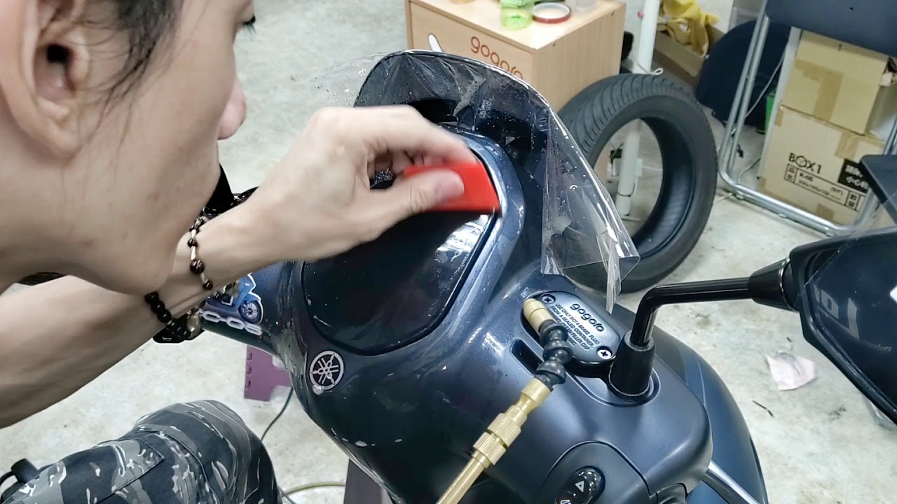 YAMAHA Ec-05 儀表犀牛皮施工DIY參考