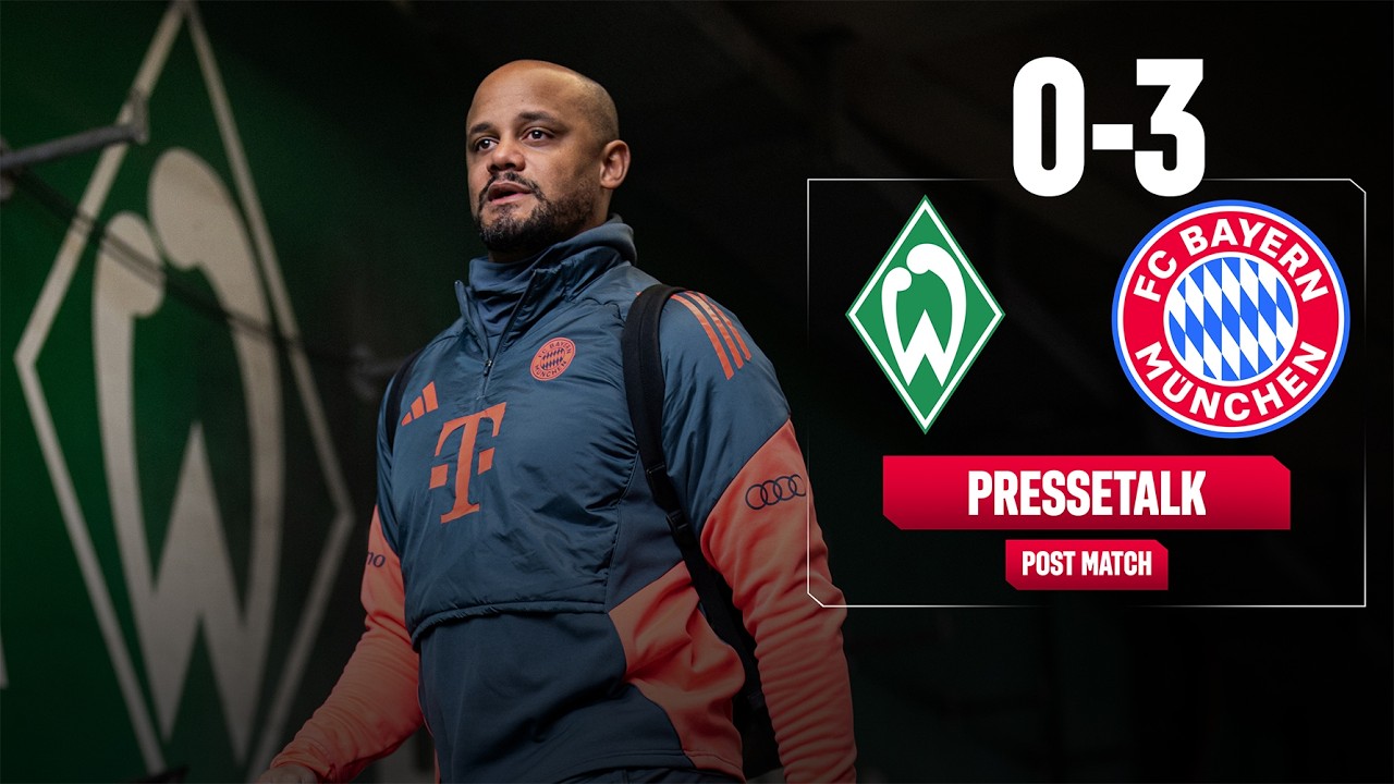 LIVE 🔴 Pressetalk nach Werder Bremen - FC Bayern | 22. Spieltag – Bundesliga
