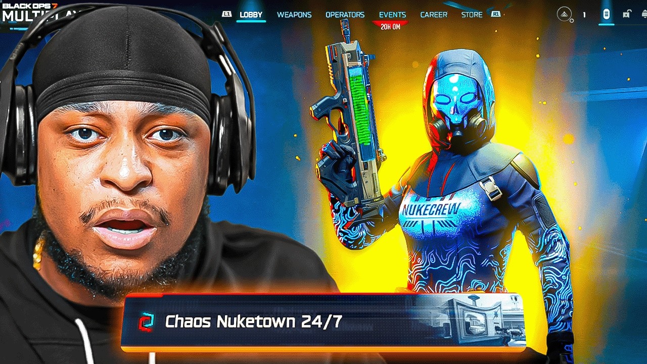 My First Time Playing Chaos Nuketown 24/7 in Black Ops 7! ☢️🔥