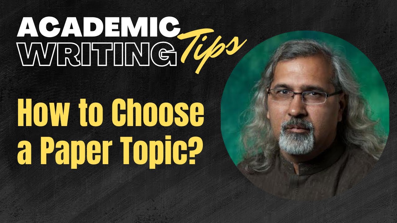 How to Decide on a Paper Topic in Graduate School| Scholarly Writing| Academic Publishing