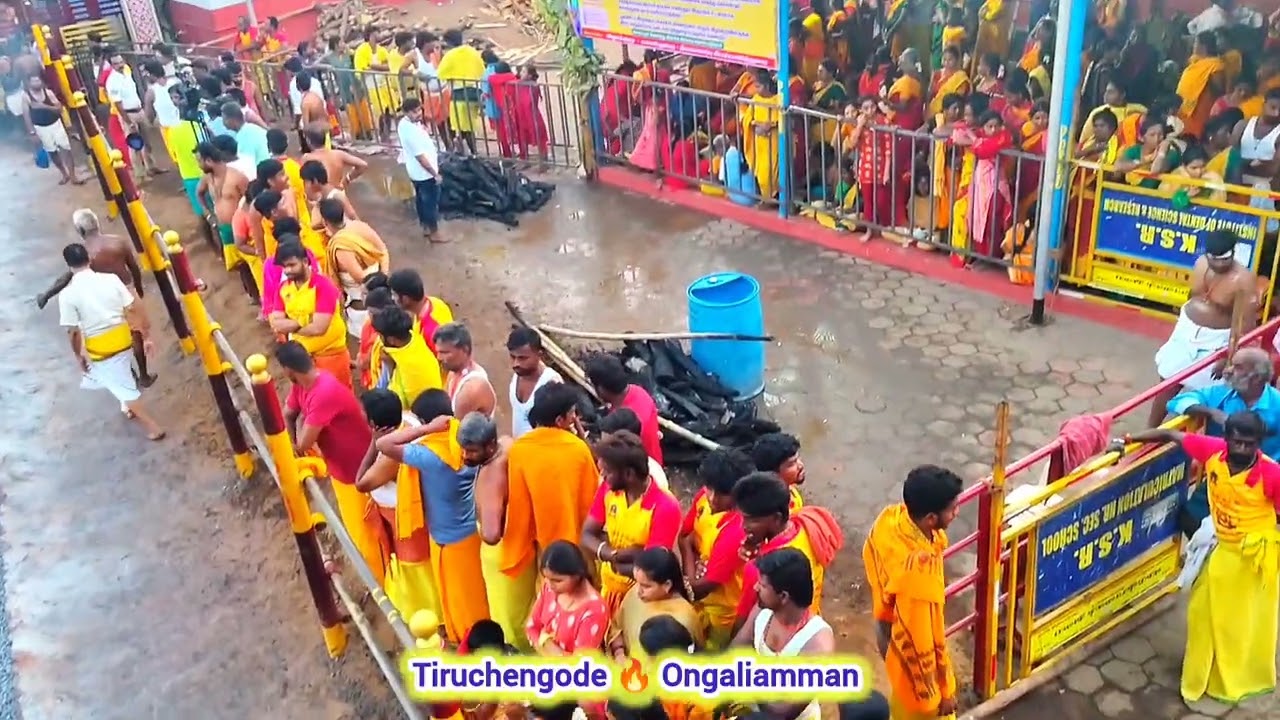 மகா அக்னி குண்டம் திருவிழா திருச்செங்கோடு சின்ன ஓங்காளியம்மன் திருக்கோயில் 