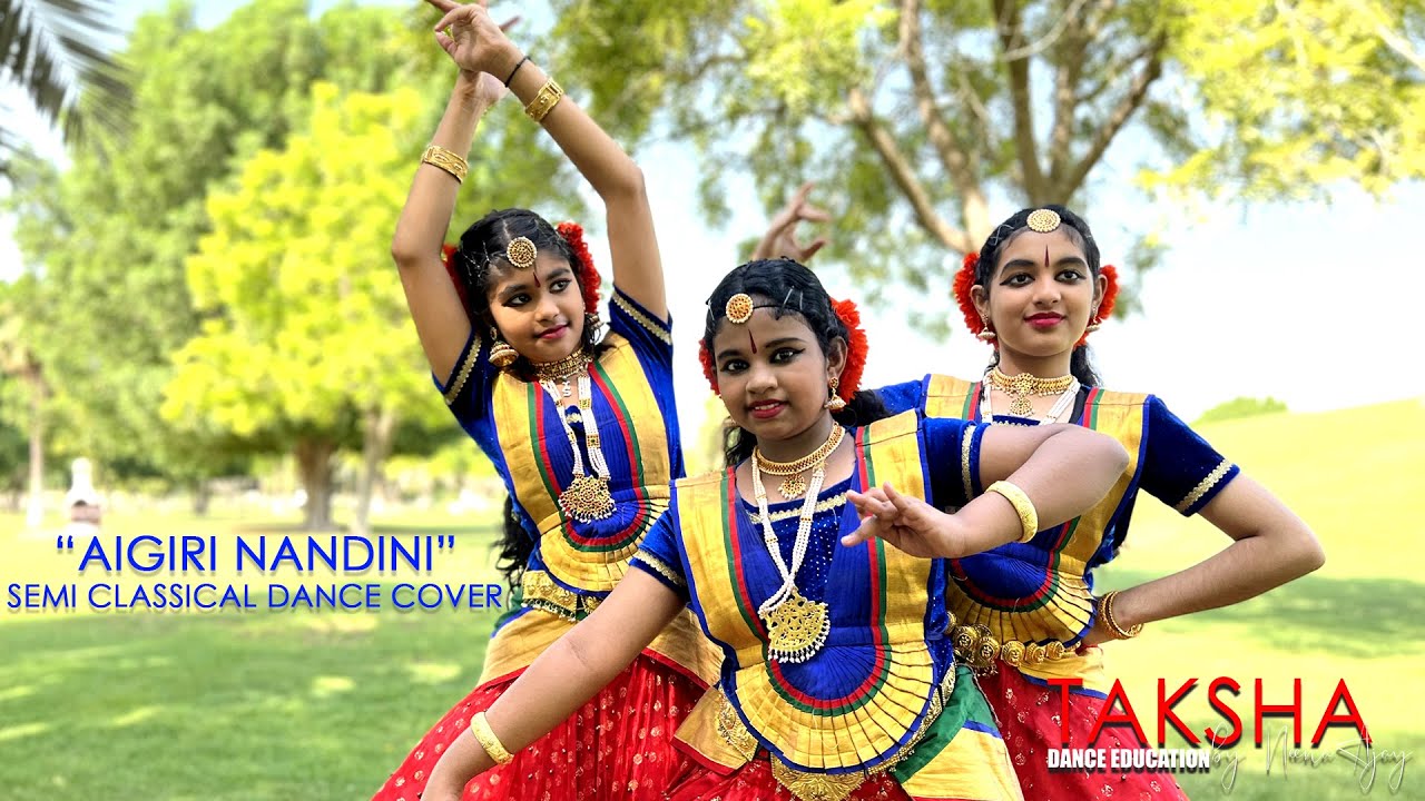 Aigiri Nandini Dance Cover | Vijayadashami | Dussehra | Taksha Dance Education