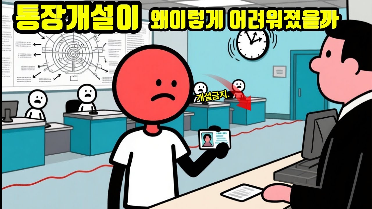 통장 개설 왜 이렇게 어려워졌을까? 은행이 말하지 않는 규정 변화