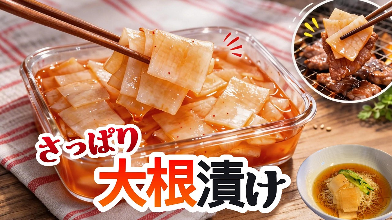 無限大根の次はこれ。辛くない大根の浅漬け｜作りおきにも