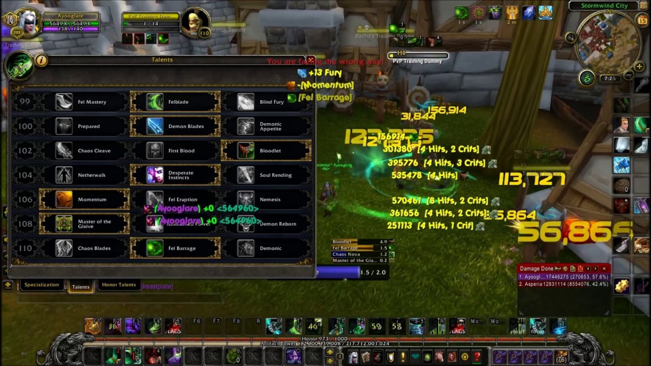 7.3.5 Havoc Dh PvP Basic Guide-World of Warcraft Legion-burst/rotation/talents/honor talents