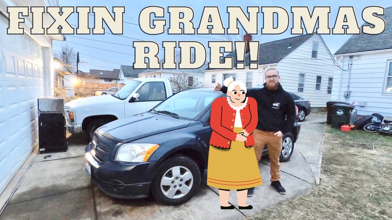 GETTING MY GRANDMAS FORGOTTEN 2008 DODGE CALIBER RUNNING AND DRIVING!!
