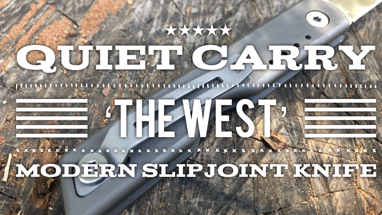 Quiet Carry ‘The West’ Modern/Traditional Folder