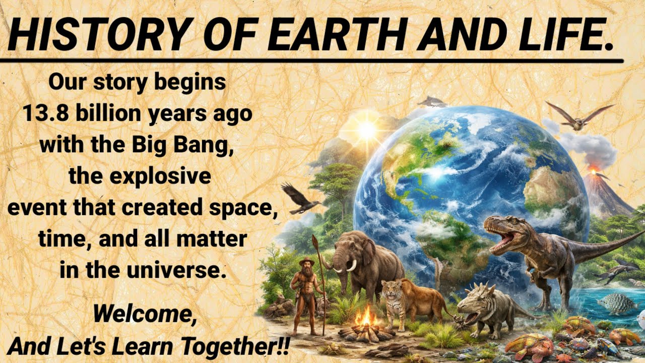 Learn English Through Story | The History of Earth and Life | Graded Reader