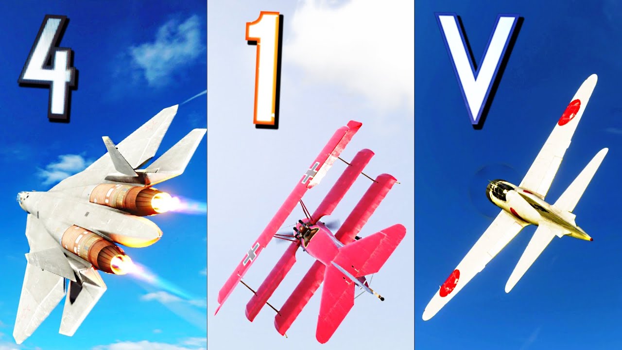Playing as a PILOT in different Battlefield games...
