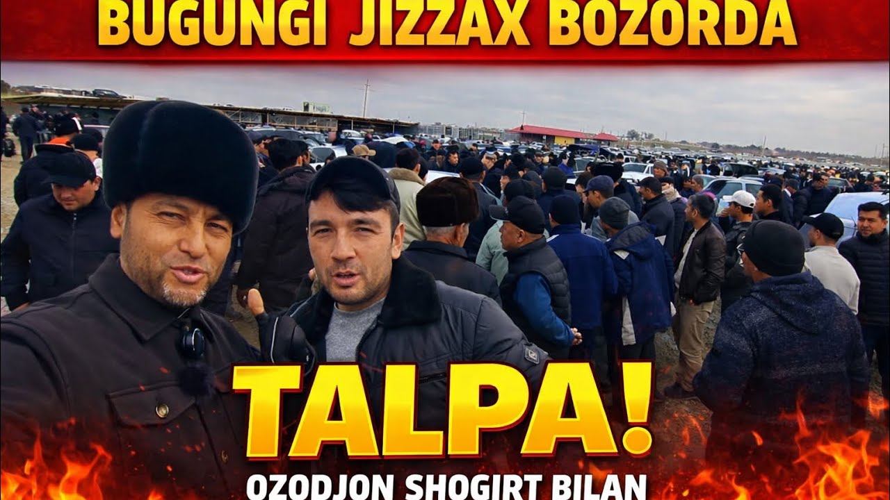 BUGUNGI JIZZAX MASHINA BOZORDA TALPA! 😱 Narxlar Oshdimi?  2-qism 8-fevral, 2026