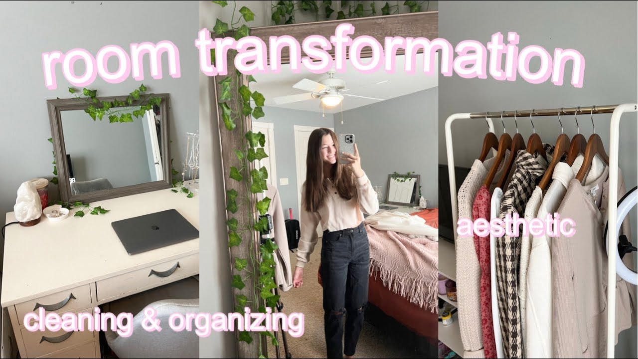 an EXTREME room transformation + makeover *3 day project* | pinterest & tiktok inspired