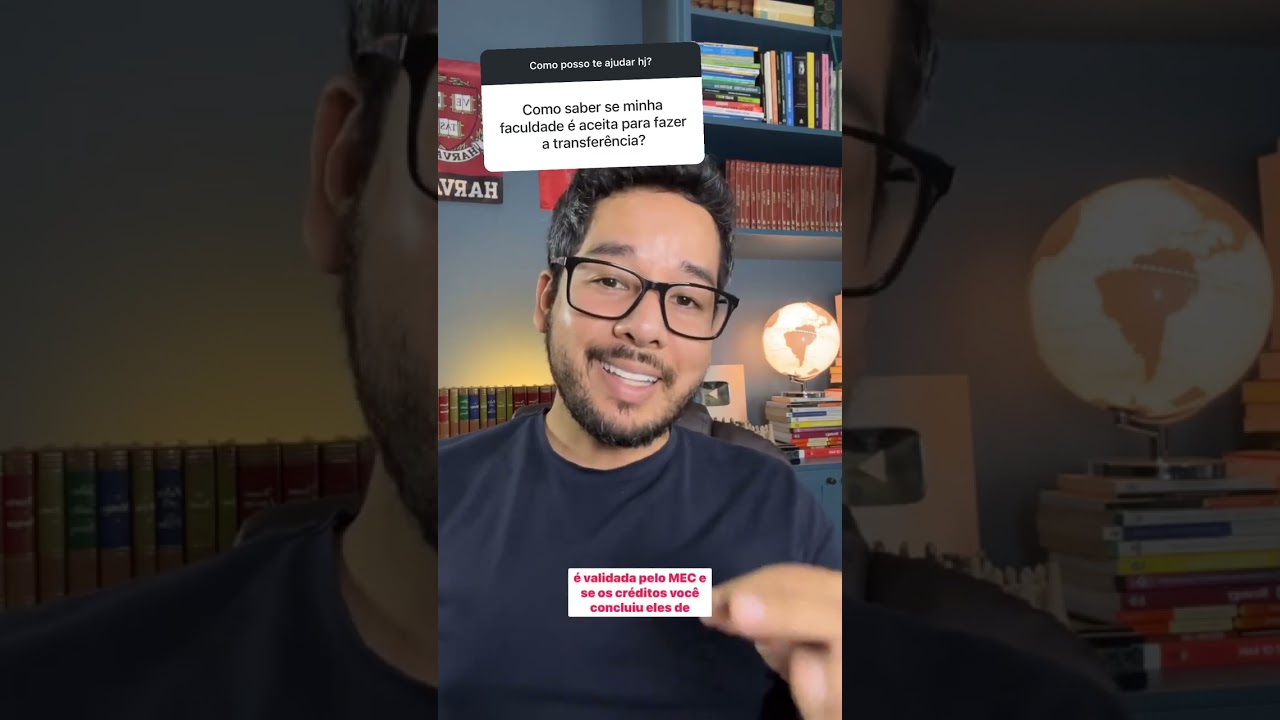 SUA FACULDADE &Eacute; V&Aacute;LIDA PARA FAZER TRANSFER&Ecirc;NCIA PARA UMA UNIVERSIDADE INTERNACIONAL?