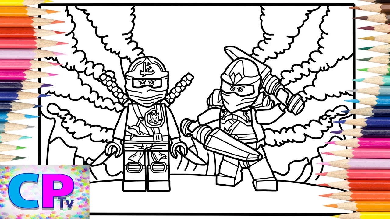 Lego Ninjago Coloring Pages/Ninjago Coloring/4URA & Young Viridii - Yesterday [NCS Release]