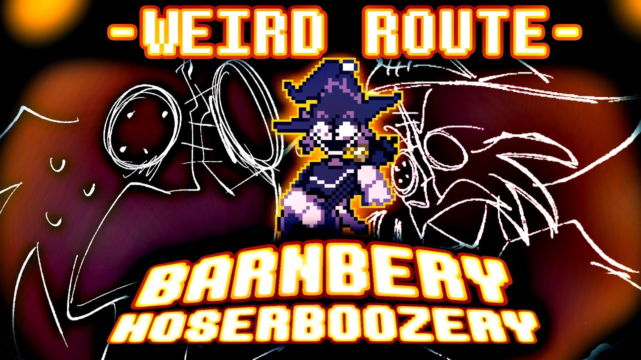 BARNBERY HOSERBOOZERY  -Deltarune Chapter ? UST Secret boss WEIRD ROUTE - Vs. MECHA BARNJO BARBOOEY