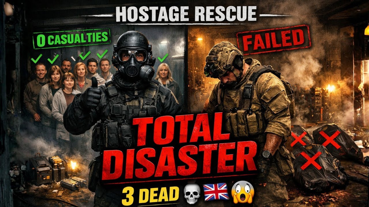 US Special Forces vs British SAS in Hostage Rescue — TOTAL DISASTER 😱