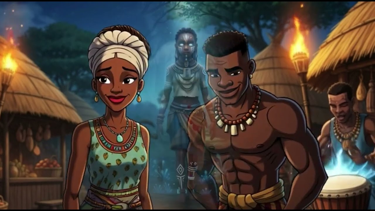 NEW AI ANIMATION SHORT CLIPS(TRAILER)🌙 NAYOMI AND THE DRUM OF SHADOWS