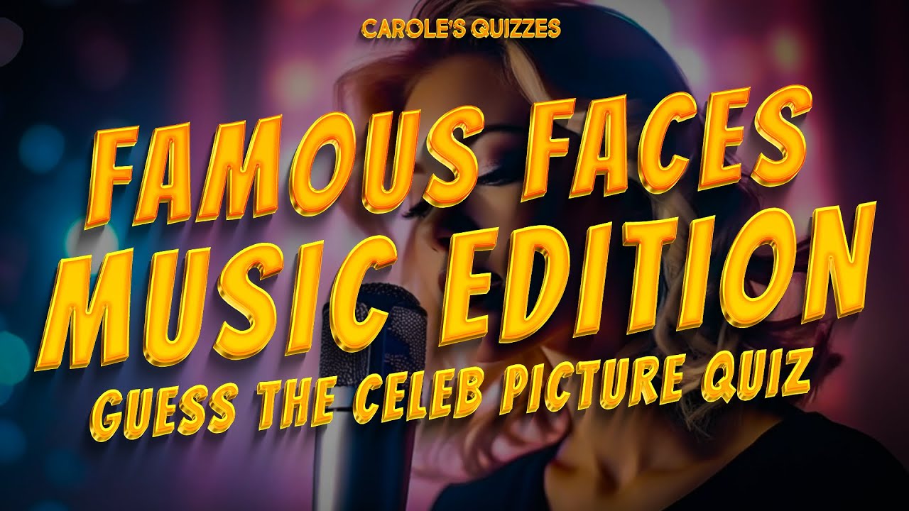 Famous Faces - Name These Music Icons! Quickfire Picture Quiz